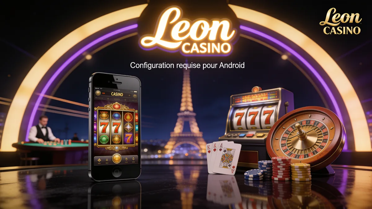 Configuration requise pour Android : guide leon casino pour les joueurs en France